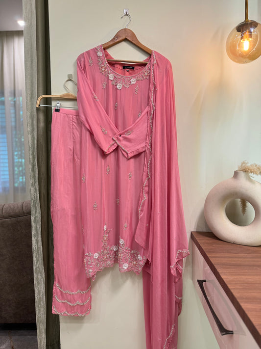 chinnon ready to wear with hand work detailings-pink