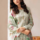 Comfy cotton co-od suit with chiffon dupatta-3470