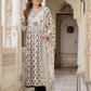 Muslin pleated anarkali suit-3861