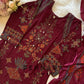 Rayon Embroidered Suit-8034/3745