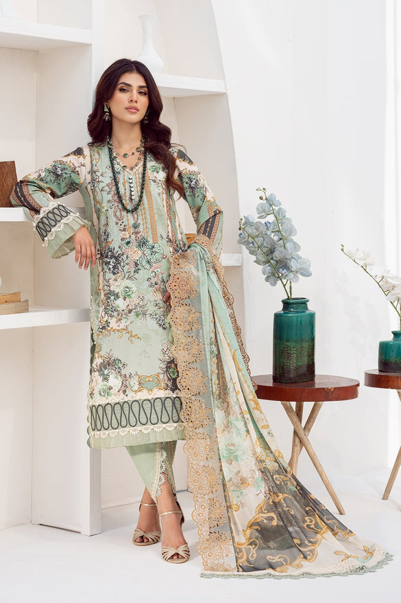 Dupatta embroidered suit-3378