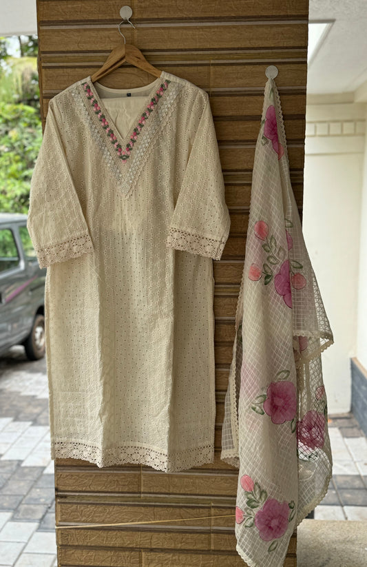 Pure cotton hakoba suit