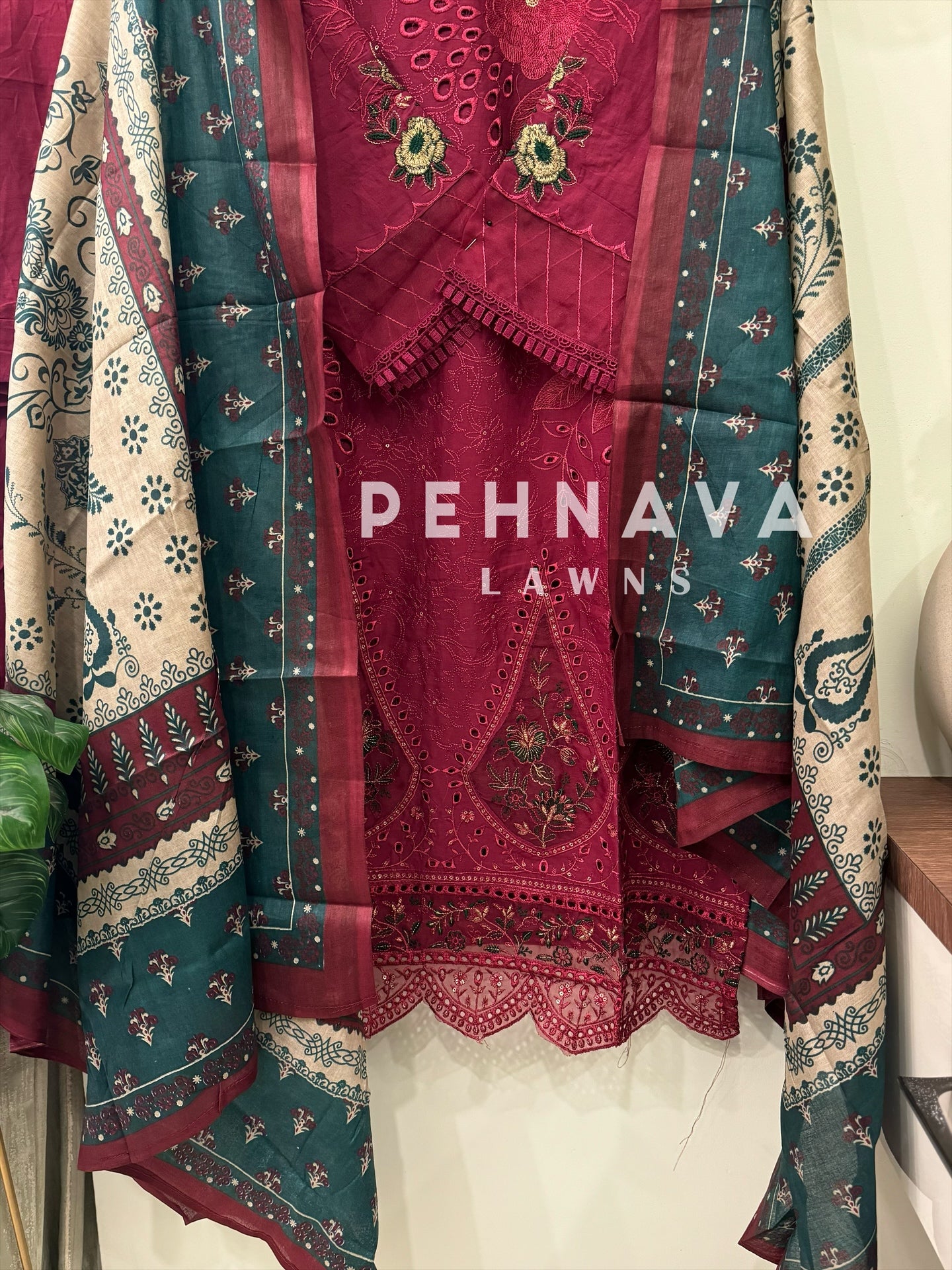 Paki  embroidered suit -cs(color options available )