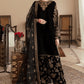 Embroidered velvette suit -3187