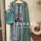 Beautiful printed suit with chiffon dupatta-6002