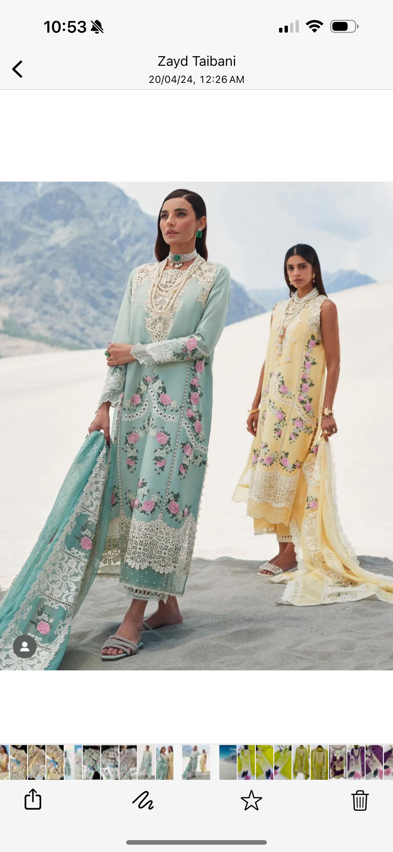 Cotton embroidered unstitched suit with cota checks dupatta-14024