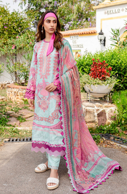 Trendy Jade Lawn Suit-J2