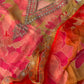 pure organza suit and scalloped dupatta