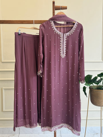 Chinnon  handworked suit-with beautiful color options