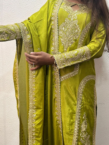 Chinnon embroidered suit -ready to wear