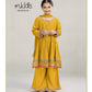 Kids party wear -ready to wear MKDW23-19 yellow