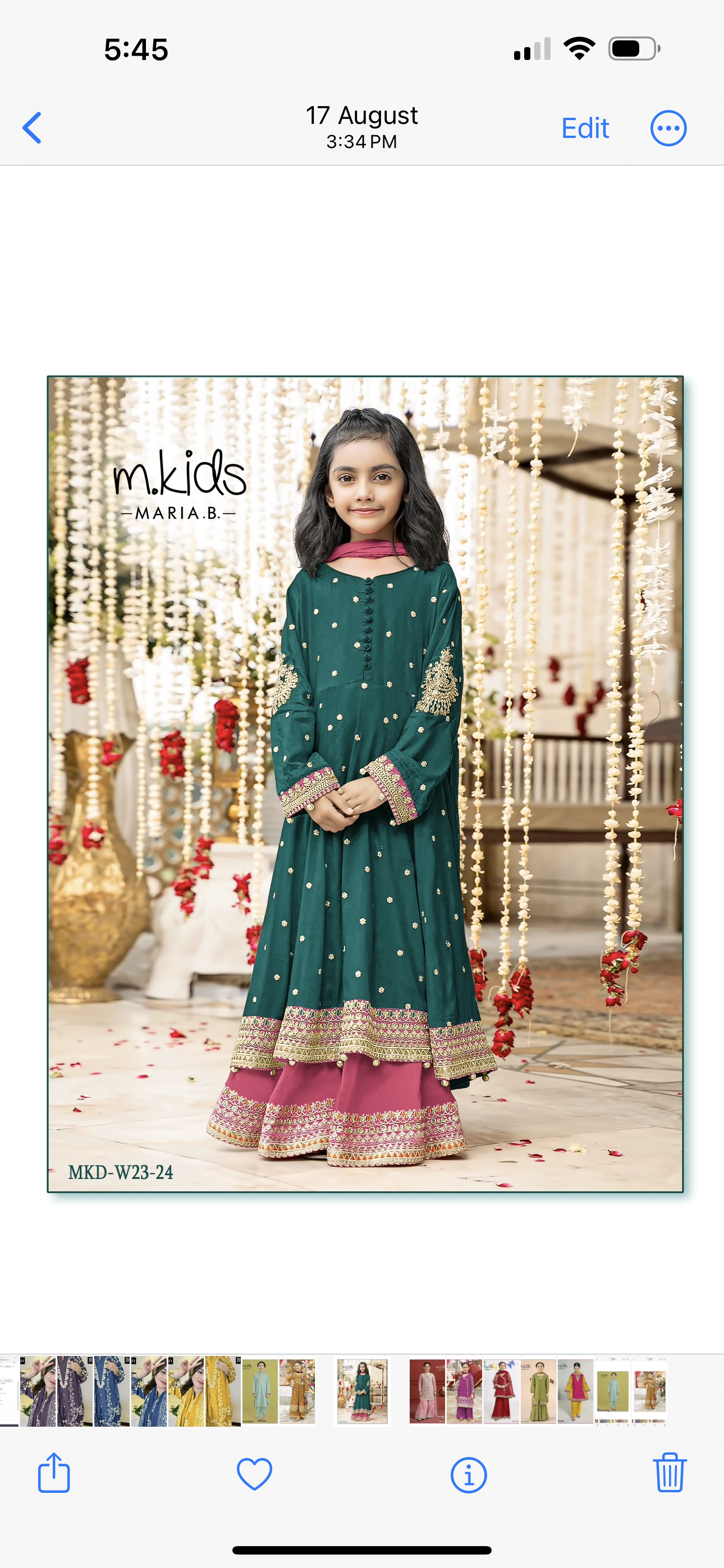 Kids party wear -ready to wear MKD-W23-24