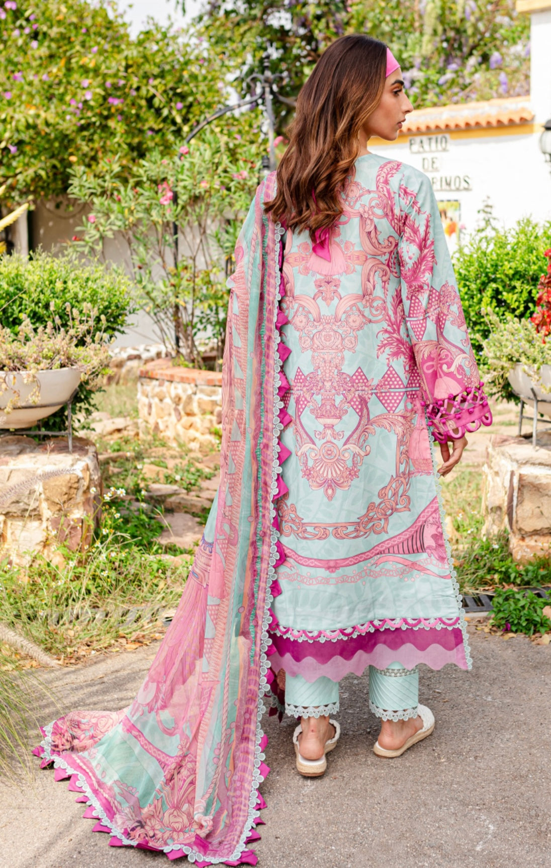 Trendy Jade Lawn Suit-J2