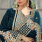 Embroidered velvette suit -1208