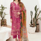 Lawn embroidered suit-G-208