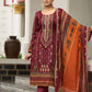 Embroidered suit with embroidered dupatta-3189