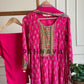 Pakistani Printed Anarkali-Pink