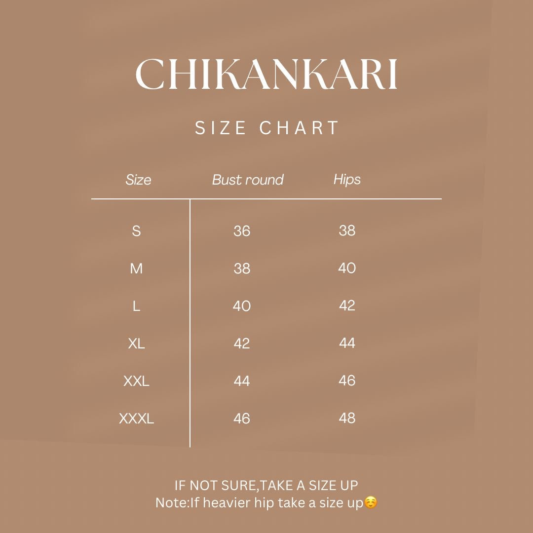 Authentic chikankaari embroidered suit-yellow