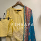 Pakistani embroidered suit with muslin dupatta-1003