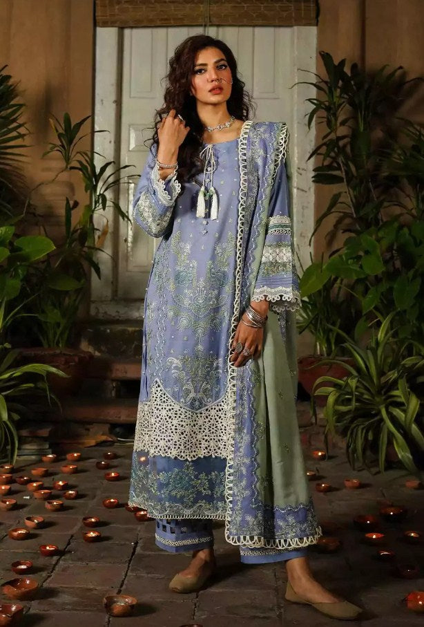 Rayon embroidered casual wear-4042