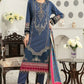 Georgette embroidered party wear -nj