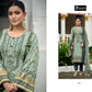 Embroidered suit with embroidered dupatta-3221