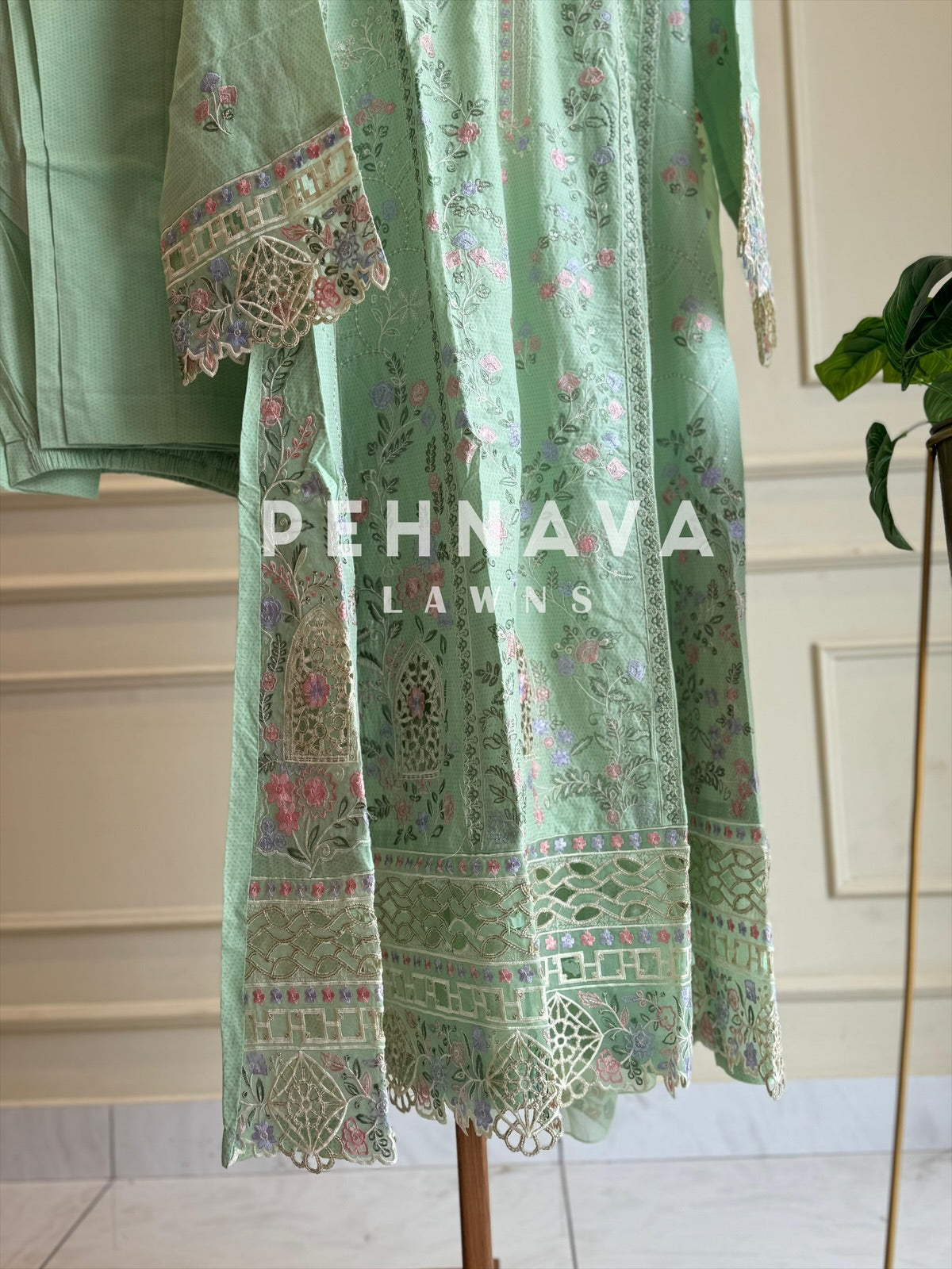 Pure Lawn Embroidered Suit-3