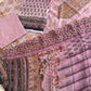 Pure pakistani lawn suit with chiffon dupatta-onion pink