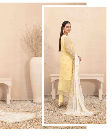 Pure chiffon embroidered semi stitch-04