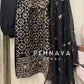 Designer party wear long pakistani suit