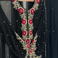 Premium chiffon handwork semi-stitched suit-with color options