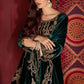 Embroidered velvette suit -1517