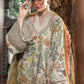 Paki printed embroidered suit -3317