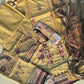 Pure lawn suit with full size chiffon dupatta-yellow