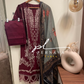 Embroidered casual suit-3228