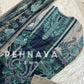 Pakistani printed suit AZ navy 2161