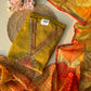 pure organza suit with viscouse organza floral dupatta