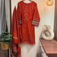 Embroidered pure lawn suit