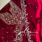 Embroidered velvette suit -32213