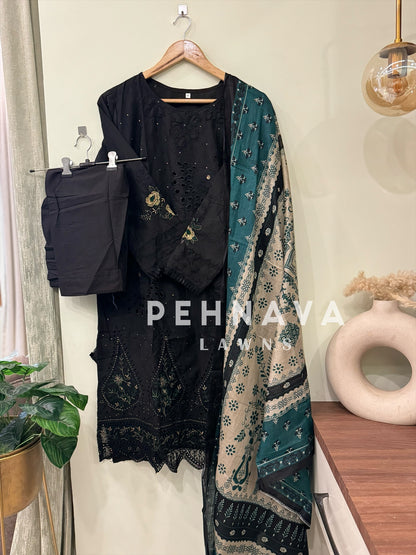 Paki  embroidered suit -cs(color options available )