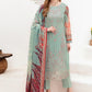 Lawn embroidered suit-G-209