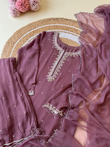 Chinnon  handworked suit-with beautiful color options