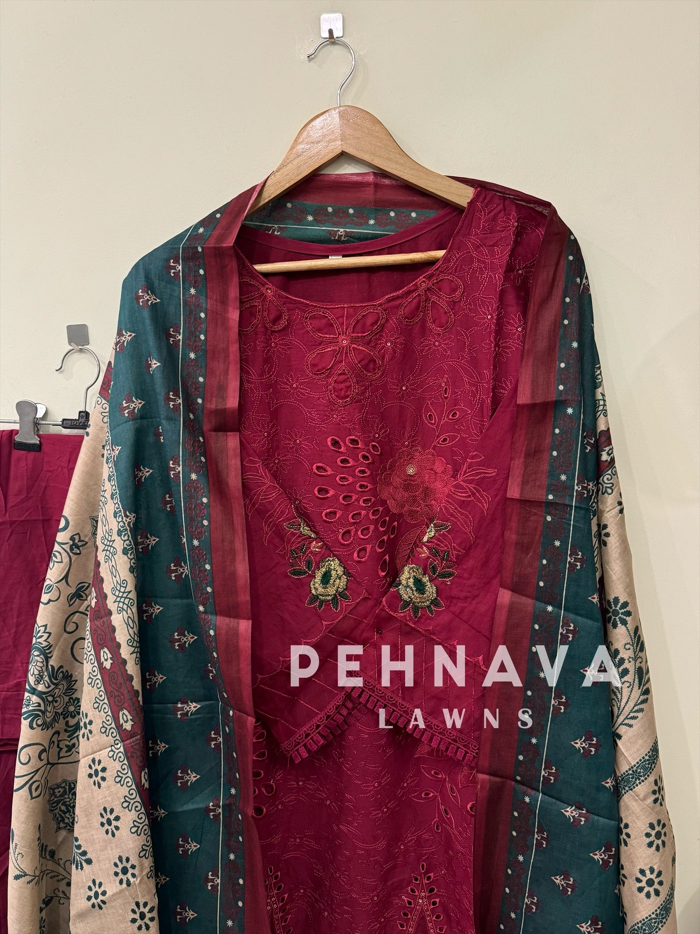 Paki  embroidered suit -cs(color options available )