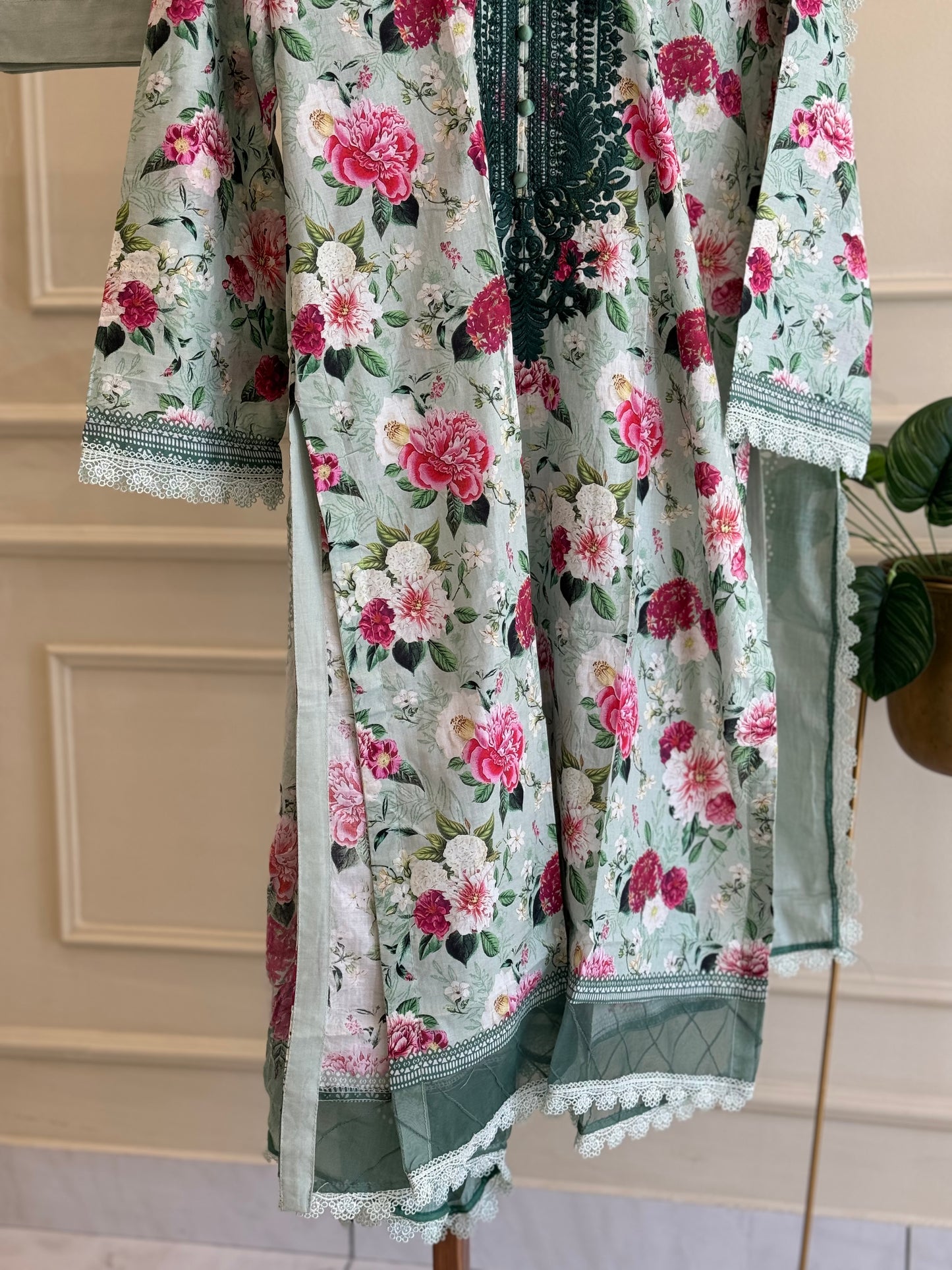 Khaadi Regal Charm Embroidered Lawn Suit – 3-Piece Special Edition