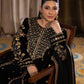 Embroidered velvette suit (black)-1151