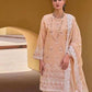 Embroidered suit with embroidered chiffon dupatta-1001