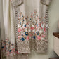 Chinnon embroidered ready to wear suit with wide palazzos-3 color options