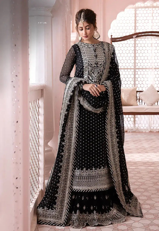 Georgette embroidered party wear -RP