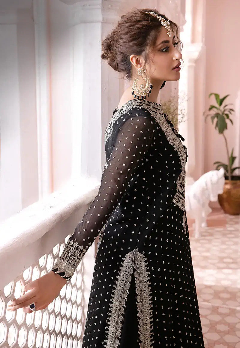 Georgette embroidered party wear -RP