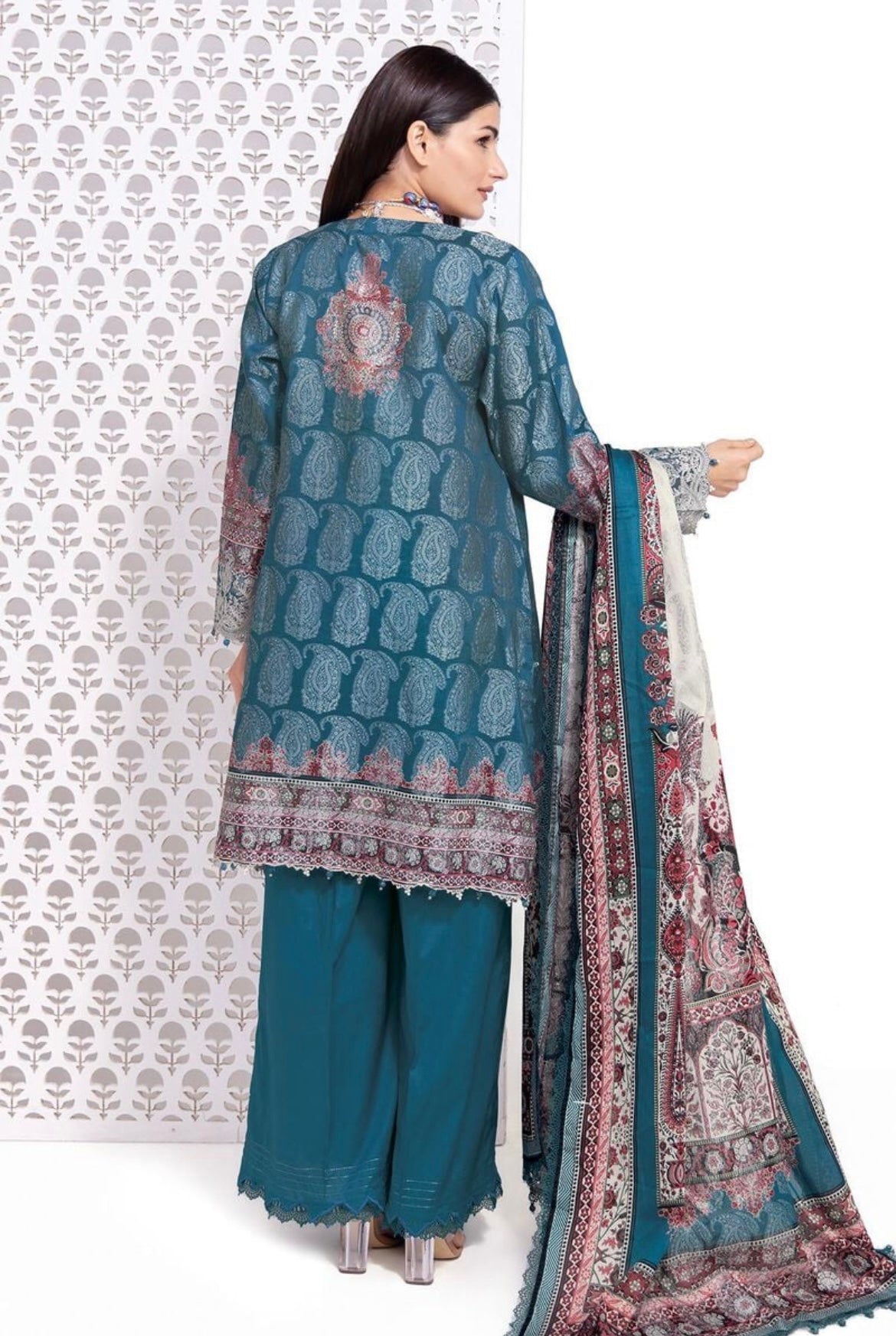 Khadi Unstitched Suit - 9